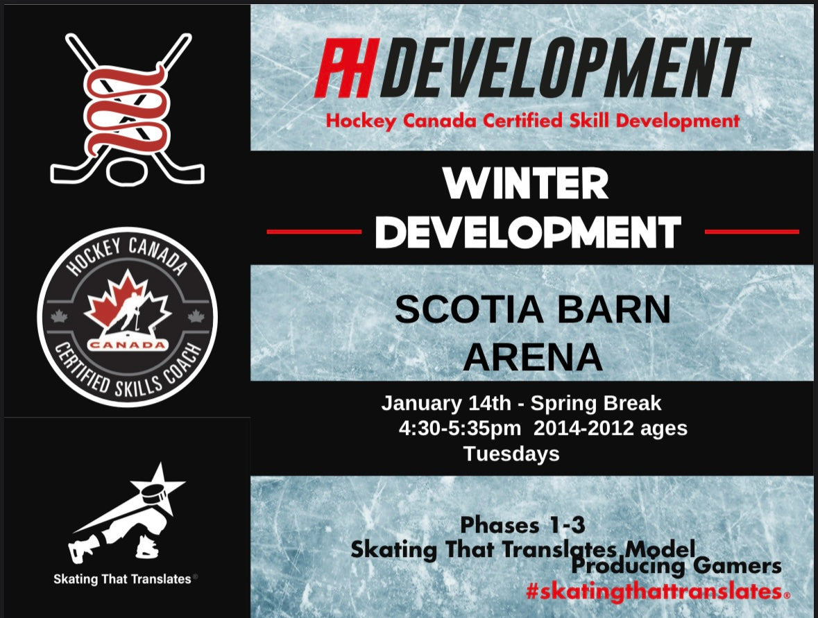 SCOTIA BARN WINTER DEVELOPMENT : EVASIVE SKATING AND PUCK SKILLS