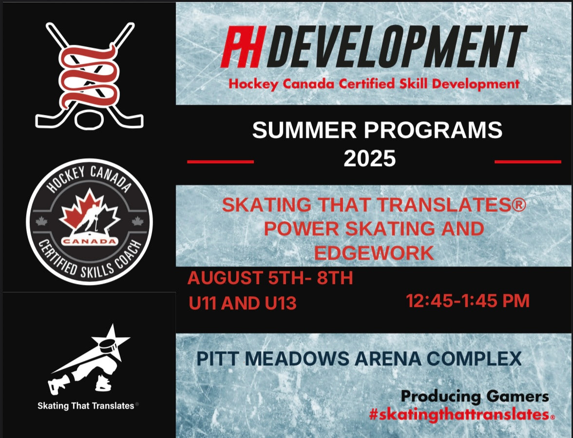 U11 AND U13 SKATING THAT TRANSLATES ®  POWER SKATING AND EDGE WORK