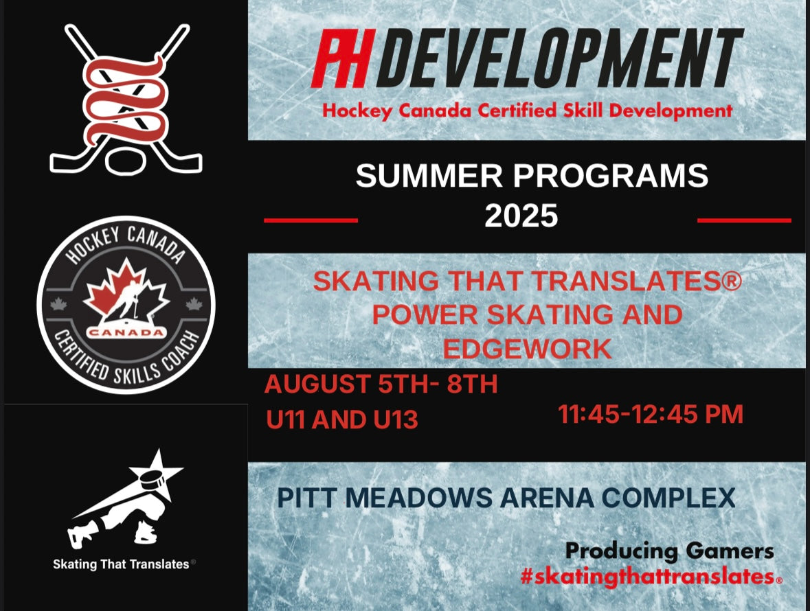 U11 AND U13 SKATING THAT TRANSLATES ®  POWER SKATING AND EDGE WORK