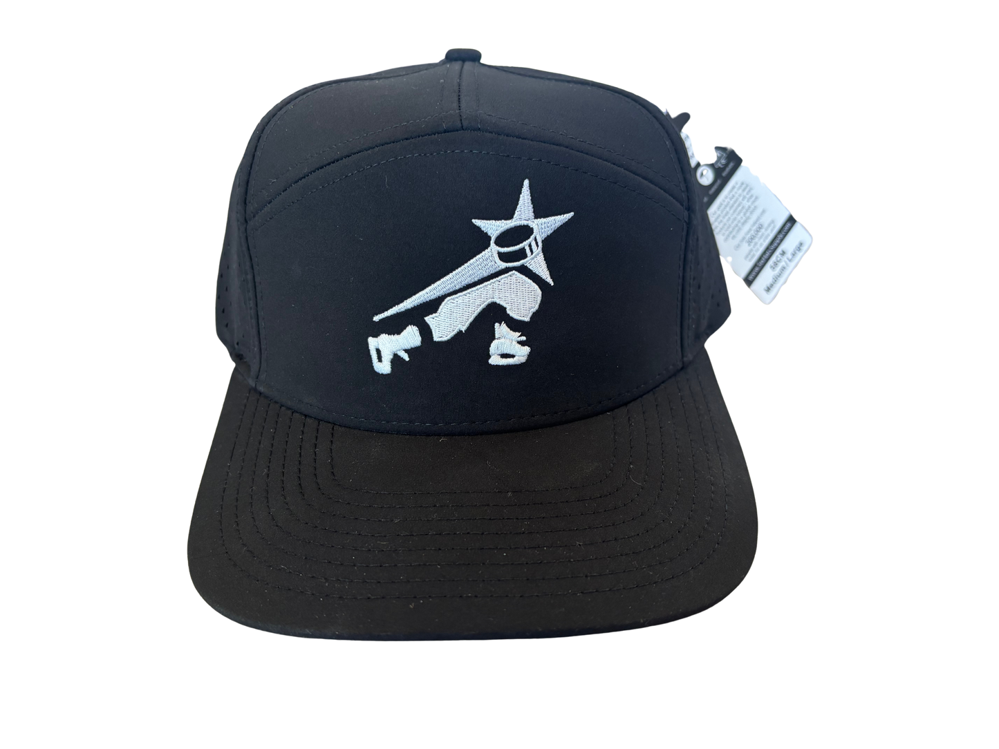 SKATING THAT TRANSLATES® SIX HAT SUPPLY CO TRADESMEN SIGNATURE ALL BLACK