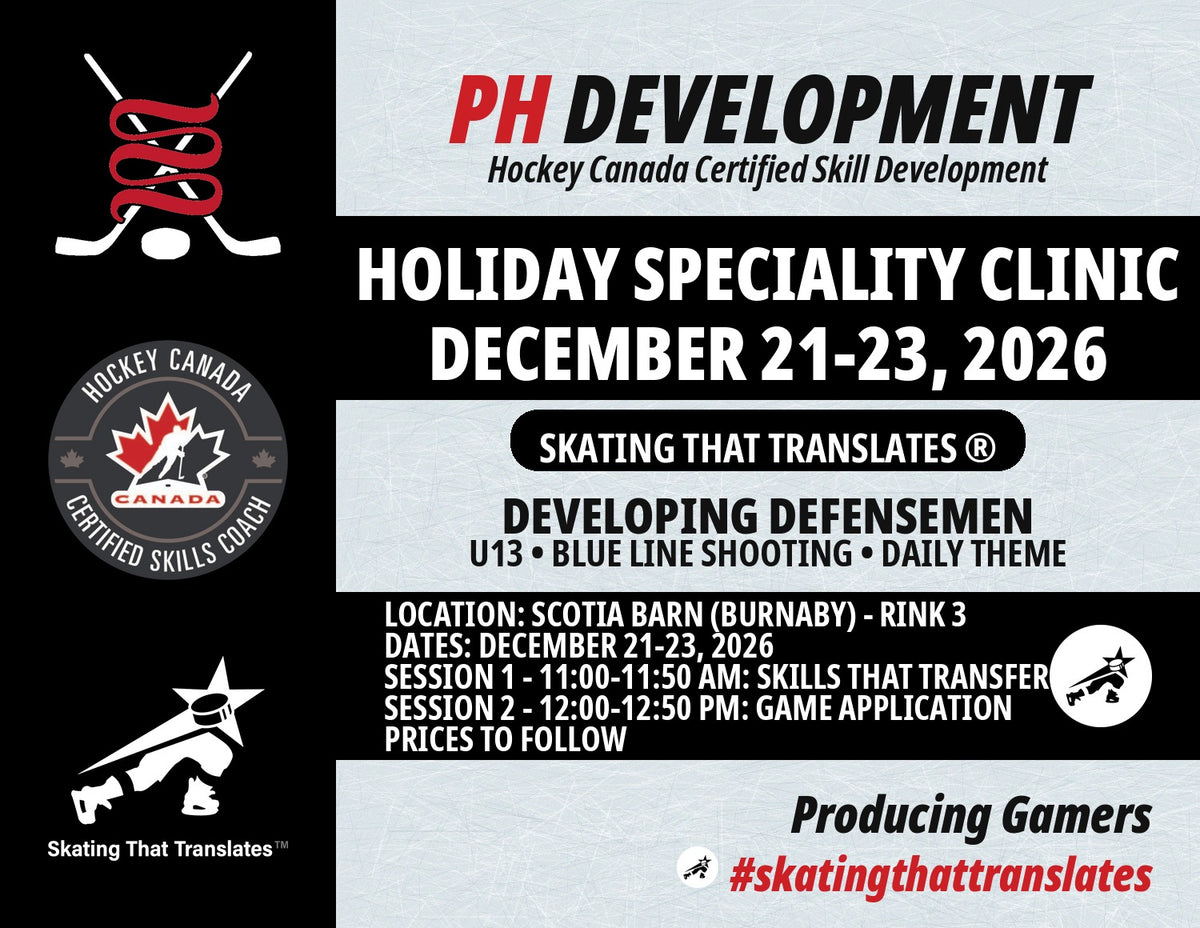 U13 Developing Defensemen Christmas mini clinic flyer